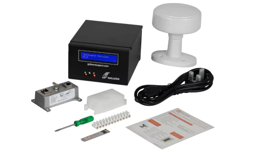 Industriële tijdserver De verpakking van de model GPS industriële tijdserver NTS-4000-S-GPS